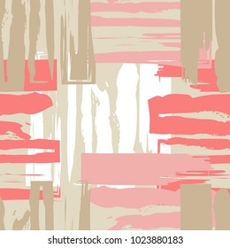 The strokes of paint. Seamless decorative vector background with abstract pattern. 