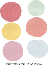 strokes shapes palete and colors hand drawn watercolour clipart