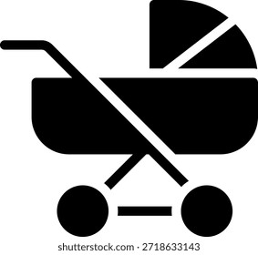 ícone de glifo do carrinho vetor de ilustração