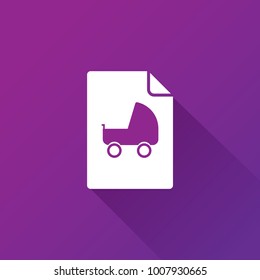 Stroller icon for child