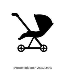 stroller icon design template vector isolated illustration