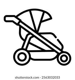 Stroller Icon Element For Design