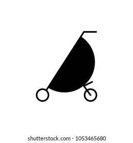 stroller icon vector