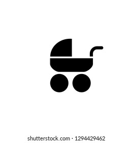 stroller icon vector