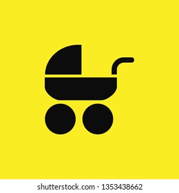 stroller icon vector