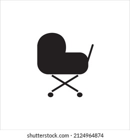 stroller icon vector illustration symbol