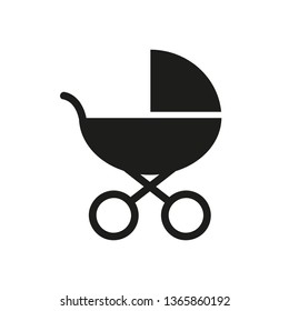 Stroller vector icon