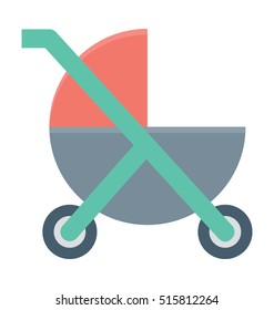 Stroller Vector Icon 