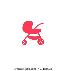 stroller for your child, icon