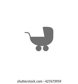 stroller for your child, icon