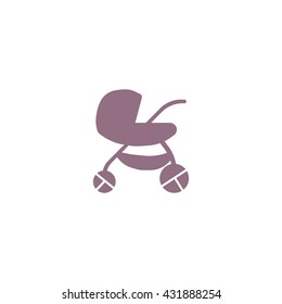 stroller for your child, icon