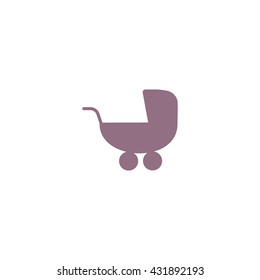 stroller for your child, icon