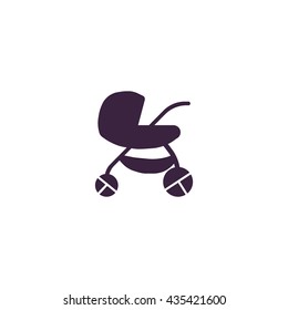 stroller for your child, icon
