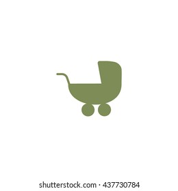 stroller for your child, icon