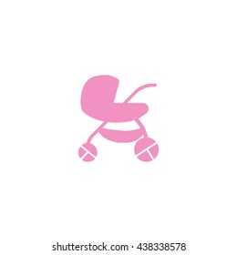 stroller for your child, icon