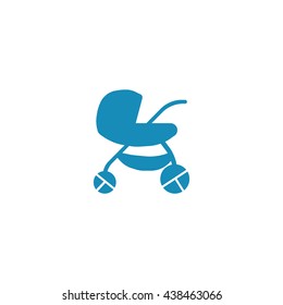 stroller for your child, icon
