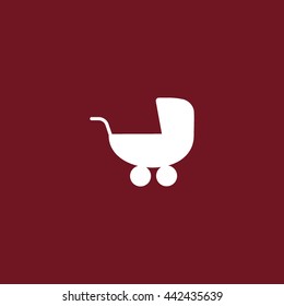stroller for your child, icon