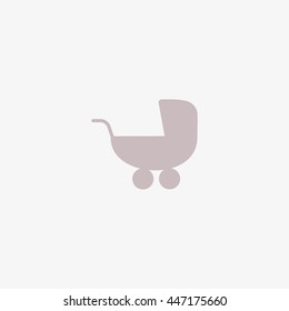 stroller for your child, icon