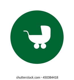 stroller for your child, icon
