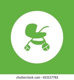 stroller for your child, icon