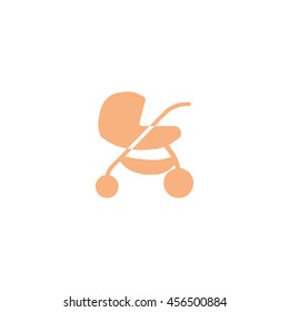stroller for your child, icon