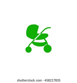 stroller for your child, icon