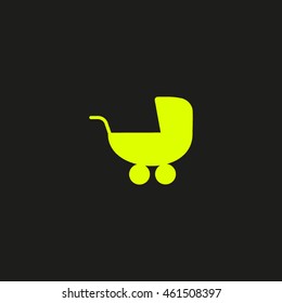 stroller for your child, icon