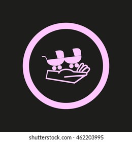 stroller for your child, icon