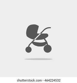 stroller for your child, icon