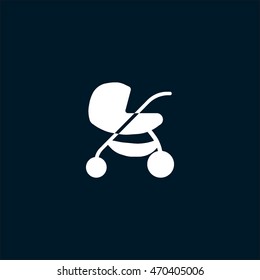 stroller for your child, icon