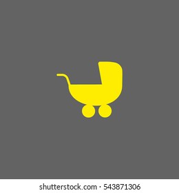 stroller for your child, icon