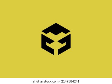 Strong Abstract Monogram M G Couple
