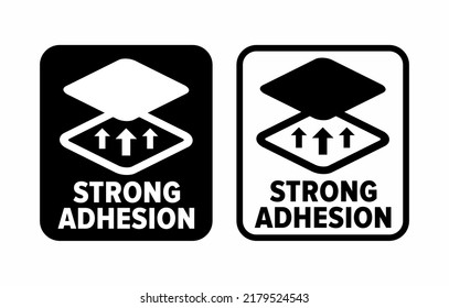 "Strong Adhesion" vector information sign - Shutterstock ID 2179524543