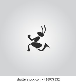 Strong Ant icon vector