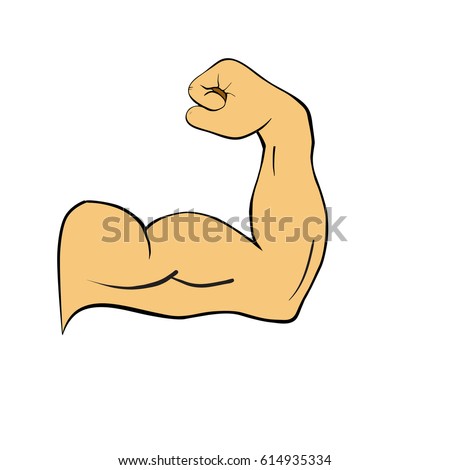 Strong Arm Stock Vector (Royalty Free) 614935334 - Shutterstock