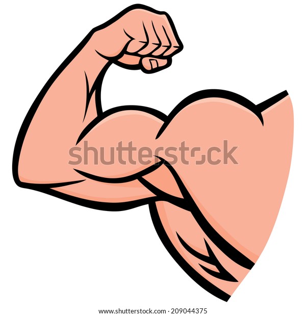 Strong Arm Stock Vector (Royalty Free) 209044375 | Shutterstock