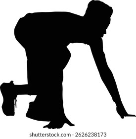 strong athletic people doing gym. Excellent for gym-related designs, gymnastics promotions, or sports icons