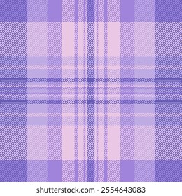 Strong background plaid vector, drapery pattern tartan textile. Knit check texture seamless fabric in light and indigo colors palette.