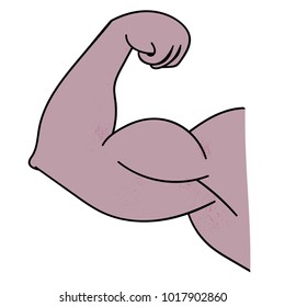 strong biceps arm