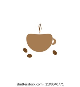 strong black coffee beans to all lovers. vector