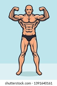 Strong Bodybuilder full body version