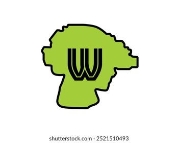 A strong and bold logo design featuring military symbols such as shields, stars, or eagles, representing strength and protection. Perfect for companies in the defense, military property management, W