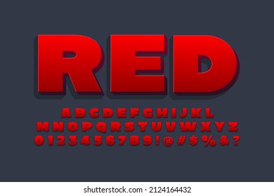Strong Bold modern Alphabet Font 