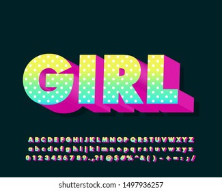 Strong bole pop art alphabet style