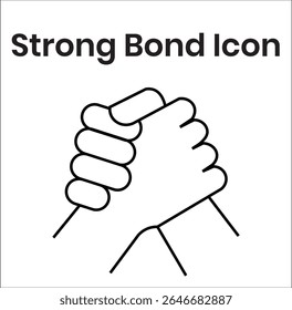Strong Bond Icon vector illustration 