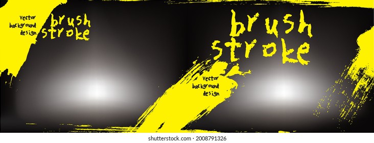 Strong brush stroke vector background Japanese style, Chinese, American style poster