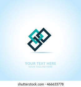 Strong Chain Abstract Emblem, Design Concept, Logo, Logotype Element For Template.
