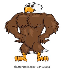 Strong eagle posing 2