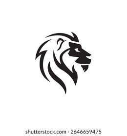 Forte e elegante design do logotipo do leão que representa poder, coragem e prestígio. Perfeito para marcas de luxo, equipes esportivas, empresas de segurança e empresas que desejam uma identidade ousada.
