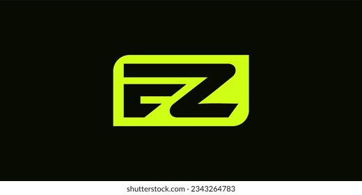 strong EZ negative space logo